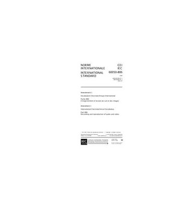 IEC 60050-806 Amd.1 Ed. 2.0 b:2001