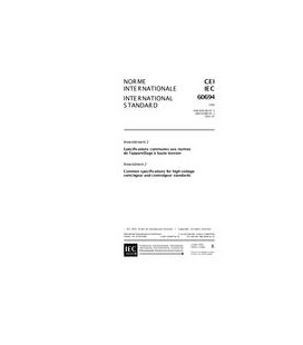 IEC 60694 Amd.2 Ed. 2.0 b:2001