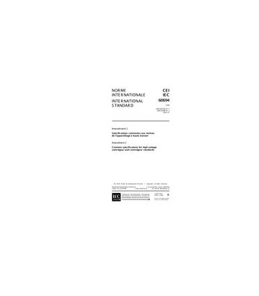 IEC 60694 Amd.2 Ed. 2.0 b:2001