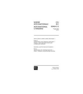 IEC 60464-3-1 Ed. 2.0 b:2001