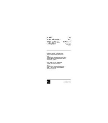 IEC 60455-3-5 Ed. 2.0 b:2001