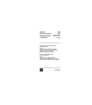 IEC 60454-3-15 Ed. 1.0 b:2001