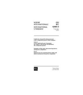 IEC 62005-3 Ed. 1.0 b:2001