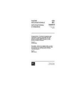 IEC 61834-9 Ed. 1.0 b:2001