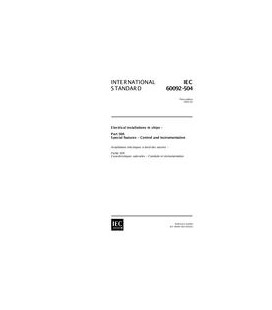 IEC 60092-504 Ed. 3.0 en:2001