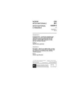 IEC 61834-1 Amd.1 Ed. 1.0 b:2001