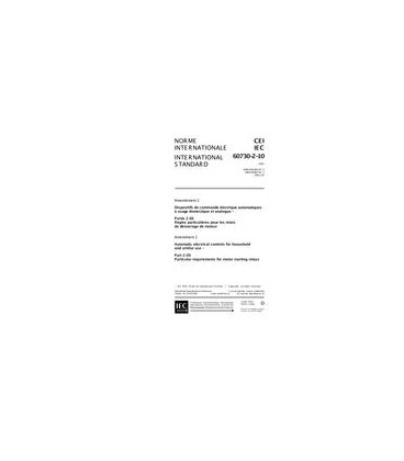 IEC 60730-2-10 Amd.2 Ed. 1.0 b:2001