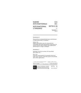 IEC 60730-2-16 Amd.2 Ed. 1.0 b:2001