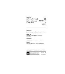 IEC 60730-2-14 Amd.1 Ed. 1.0 b:2001
