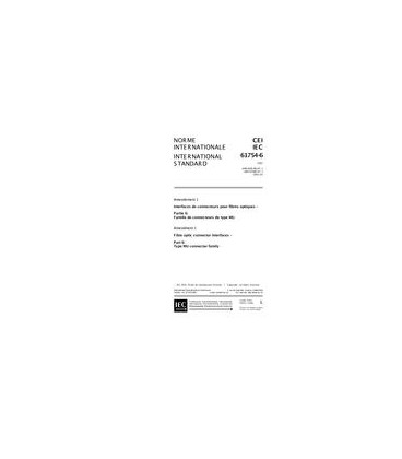 IEC 61754-6 Amd.1 Ed. 1.0 b:2001