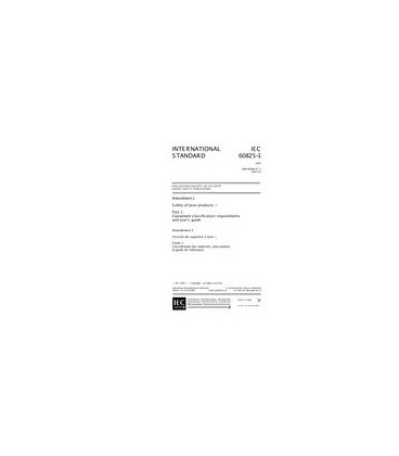 IEC 60825-1 Amd.2 Ed. 1.0 en:2001
