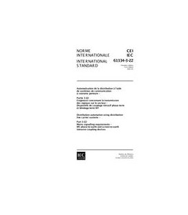 IEC 61334-3-22 Ed. 1.0 b:2001