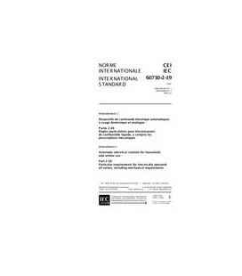 IEC 60730-2-19 Amd.1 Ed. 1.0 b:2000