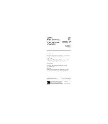 IEC 60730-2-17 Amd.1 Ed. 1.0 b:2000