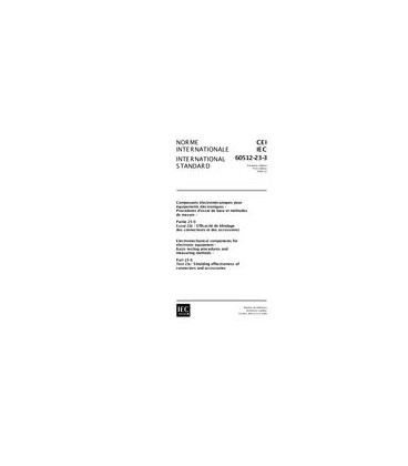 IEC 60512-23-3 Ed. 1.0 b:2000
