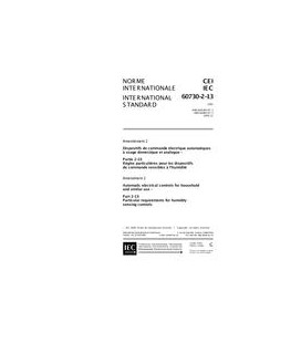 IEC 60730-2-13 Amd.2 Ed. 1.0 b:2000