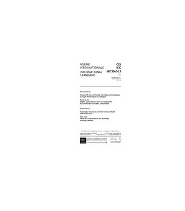IEC 60730-2-13 Amd.2 Ed. 1.0 b:2000