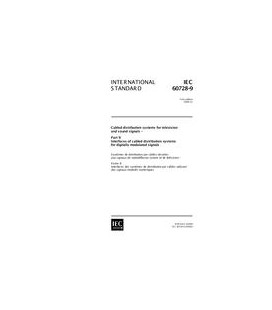 IEC 60728-9 Ed. 1.0 en:2000