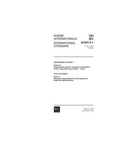 IEC 61347-2-1 Ed. 1.0 b:2000