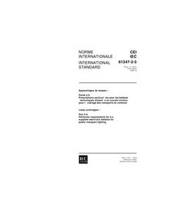 IEC 61347-2-5 Ed. 1.0 b:2000