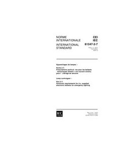 IEC 61347-2-7 Ed. 1.0 b:2000