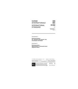 IEC 61252 Amd.1 Ed. 1.0 b:2000