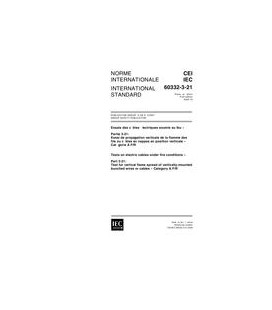 IEC 60332-3-21 Ed. 1.0 b:2000