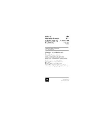 IEC 61000-4-29 Ed. 1.0 b:2000