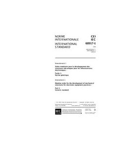 IEC 60917-1 Amd.1 Ed. 1.0 b:2000
