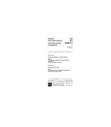 IEC 60096-0-1 Amd.1 Ed. 2.0 b:2000