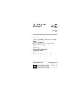 IEC 60384-4 Amd.1 Ed. 3.0 en:2000