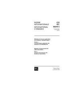 IEC 60244-1 Ed. 2.0 b:1999