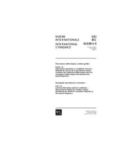 IEC 61338-1-3 Ed. 1.0 b:1999