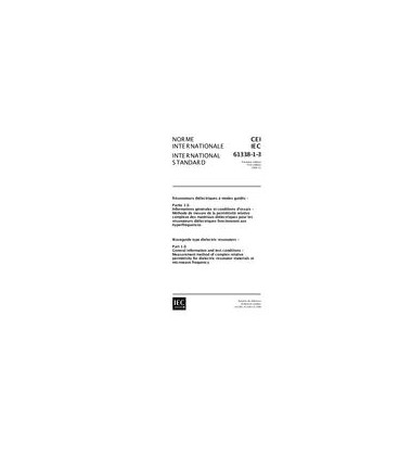IEC 61338-1-3 Ed. 1.0 b:1999