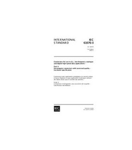 IEC 61076-3 Ed. 1.0 en:1999