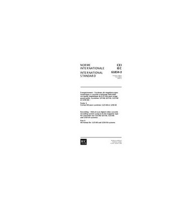 IEC 61834-3 Ed. 1.0 b:1999