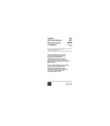IEC 60445 Ed. 3.0 b:1999