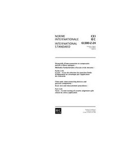 IEC 61300-2-24 Ed. 1.0 b:1999