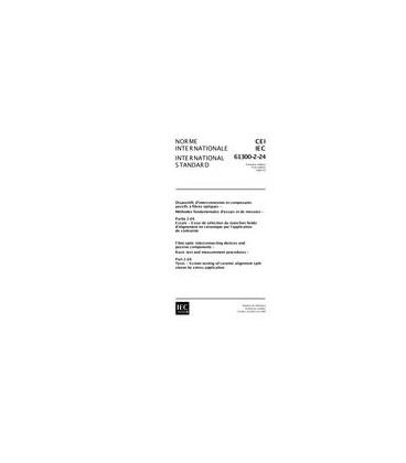 IEC 61300-2-24 Ed. 1.0 b:1999