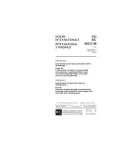 IEC 60317-38 Amd.2 Ed. 1.0 b:1999