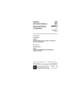 IEC 60099-5 Amd.1 Ed. 1.0 b:1999