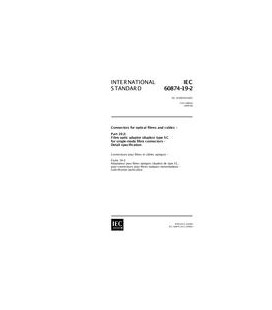 IEC 60874-19-2 Ed. 1.0 en:1999