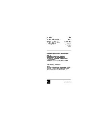 IEC 61169-31 Ed. 1.0 b:1999