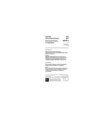 IEC 60444-1 Amd.1 Ed. 2.0 b:1999