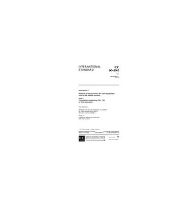 IEC 60489-2 Amd.1 Ed. 2.0 en:1999