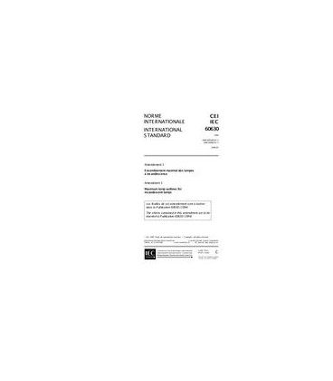 IEC 60630 Amd.3 Ed. 2.0 b:1999