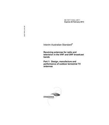 AS 1417.1(Int)-2011                        [ Superseded ]