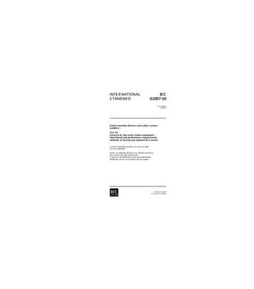 IEC 61097-10 Ed. 1.0 en:1999