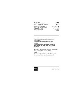 IEC 61587-1 Ed. 1.0 b:1999