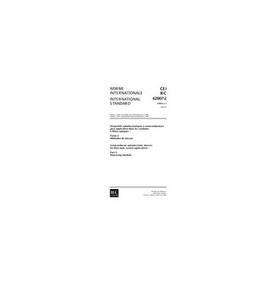 IEC 62007-2 Ed. 1.1 b:1999